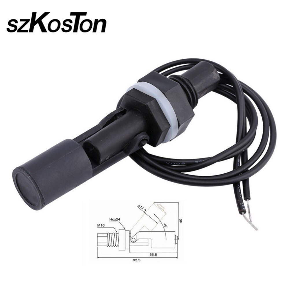 10pcs Side Mounted Float Switch Automatic Horizontal Water Level Sensor Controller Inductance Flow Sensor liquid Float switch