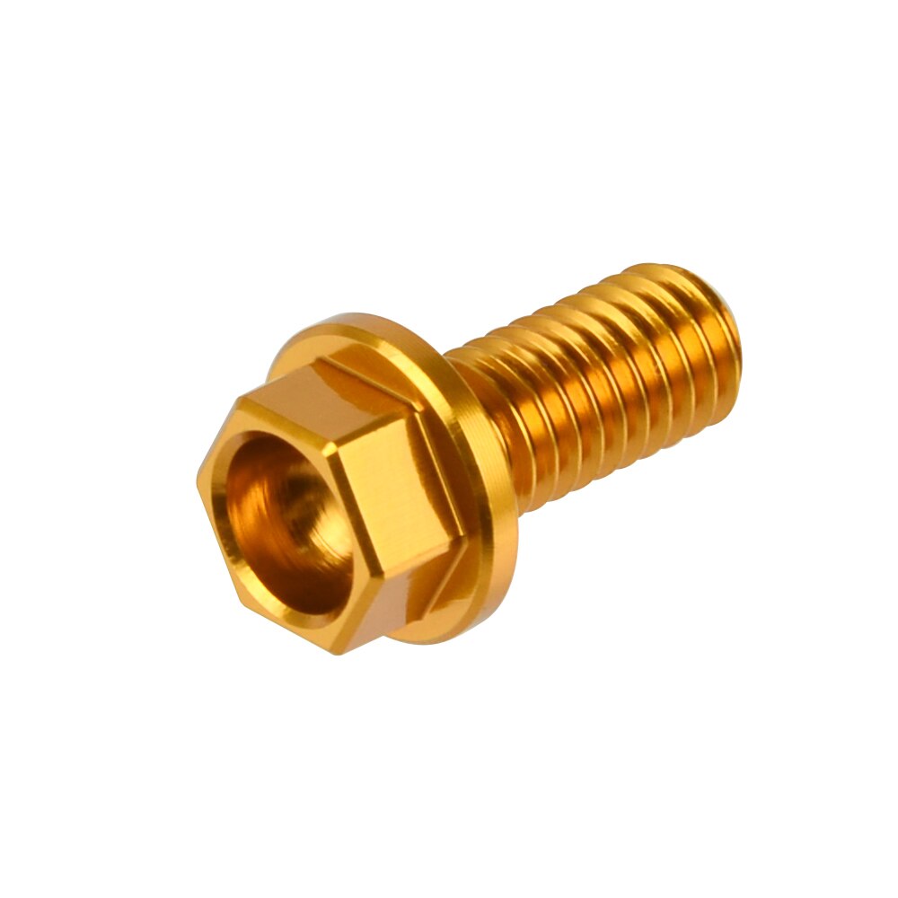 NICECNC Gold Anodized Aluminum Oil Drain Plug Bolt Washer For Suzuki RM/RMZ Models