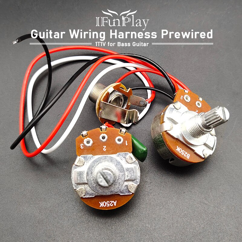 Pb Bass Wiring Harness Prewired Kit For Precision Grandado