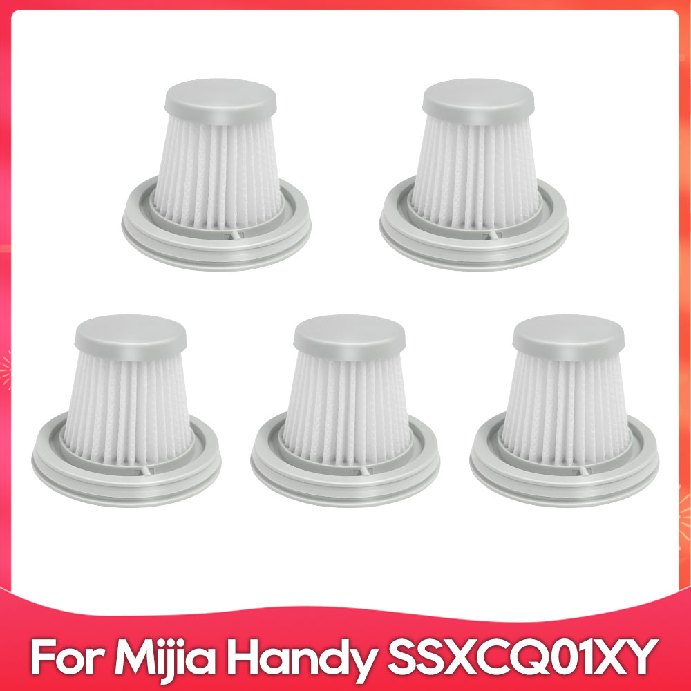 Fit For ( Xiaomi Mijia SSXCQ01XY ) Hepa Filter Accessory Spare Part Home Car Mini Handy Vacuum Cleaner Replacement: light yellow