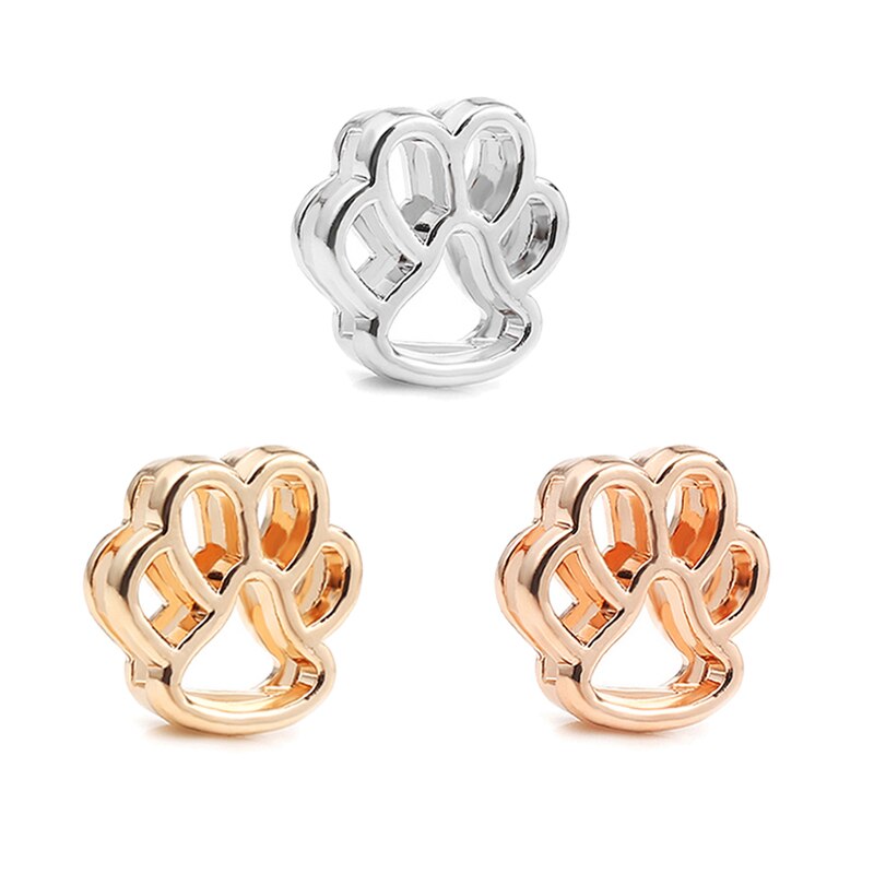 2 stück/einstellen niedliche katzenpfoten-anhänger, passend für markenarmbänder und diy-uhrenarmbänder.