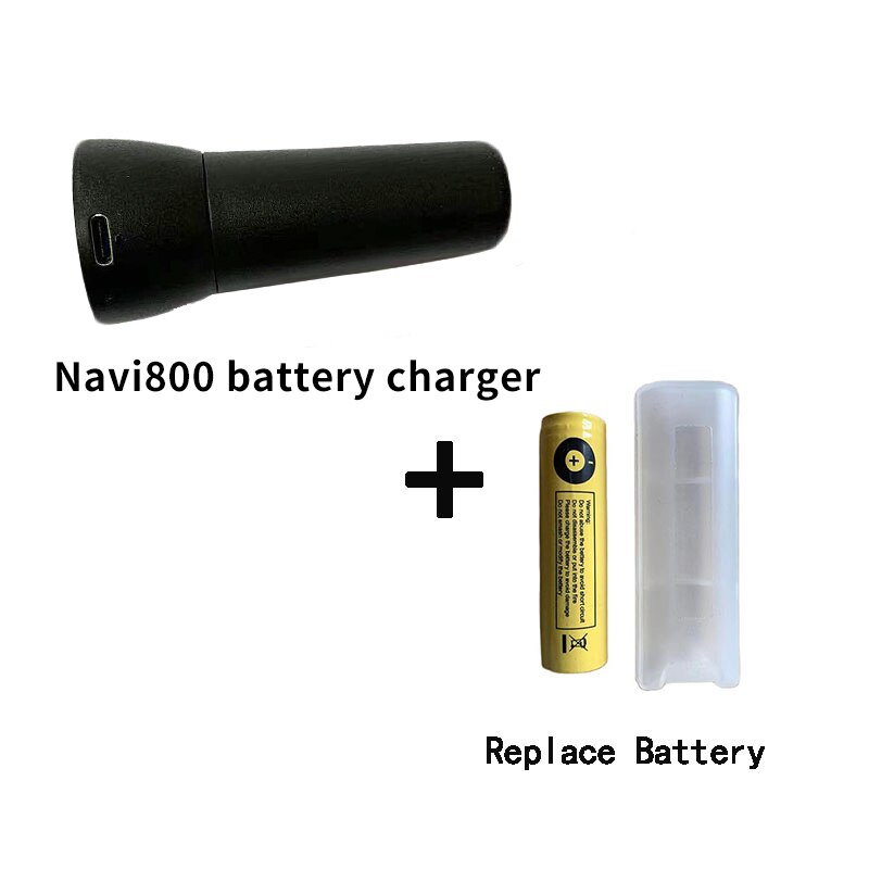 Enfitnix navi 800 batterilader sykkellykter batteri usb oppladbar holdbar lang levetid sykkellampe batterilader
