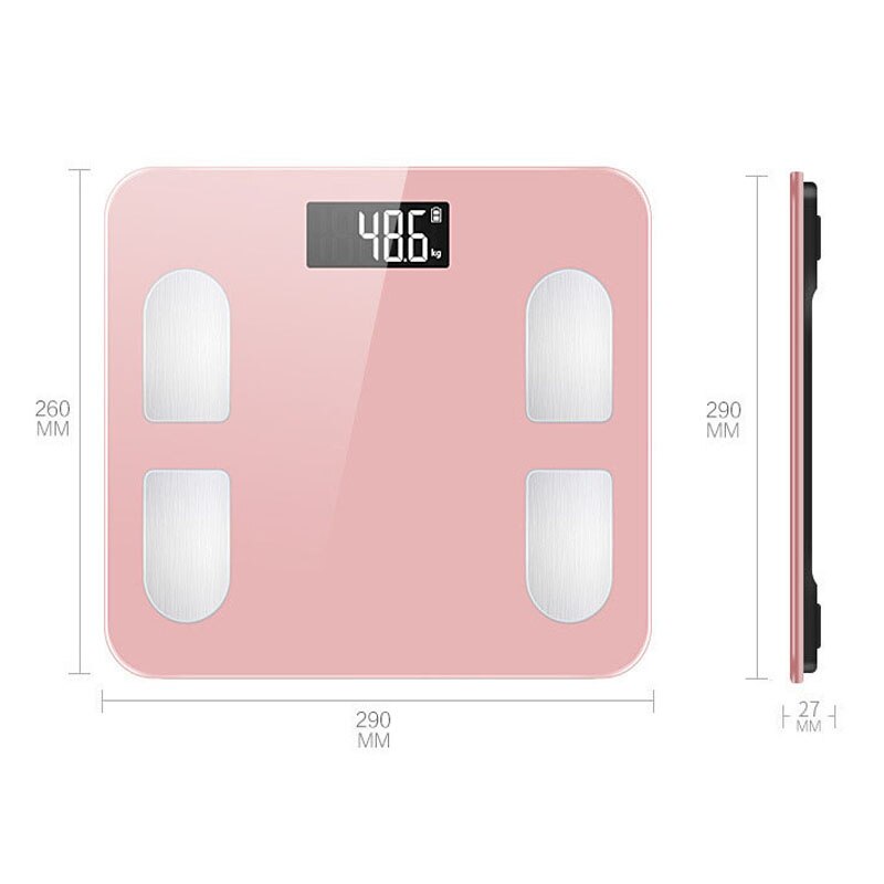 Digital kropsvægt skala smart balance forbinde kropsvægt skala kropssammensætning skala fedtprocent bluetooth app
