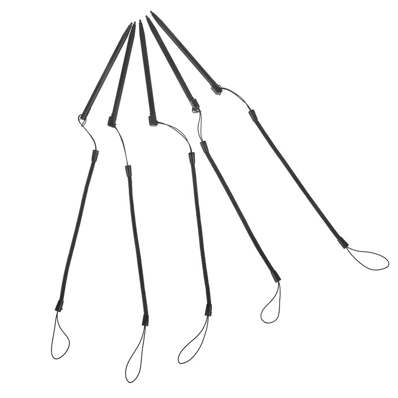 Lápiz táctil de pantalla con cuerda de resorte para navegador PDA, lápiz táctil resistente de Metal Universal, , 1 unidad