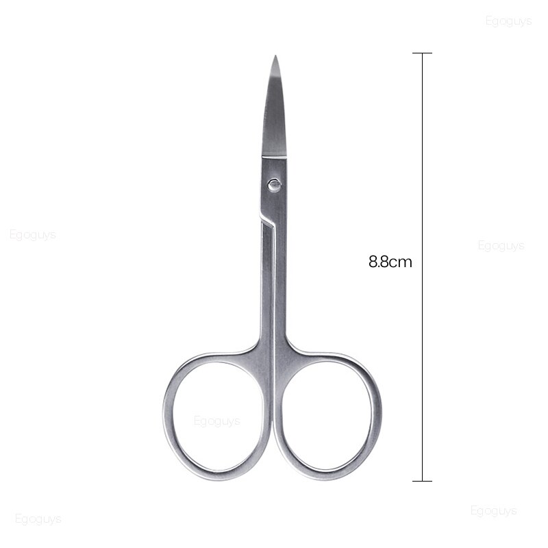 Tijeras para cutículas de acero inoxidable, herramientas de manicura pedicura, Tijera para piel muerta cortauñas dorada/plateada/arcoíris: 9