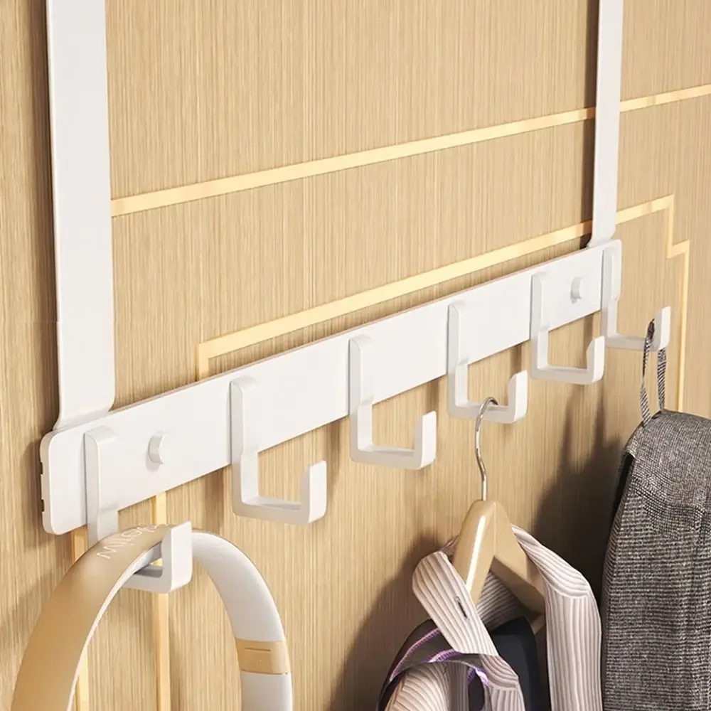 Türhänger, Aufbewahrung, 6 Haken über der Tür, Kleidung, Mantel, Hütte, Handtuchhalter, Heim-Organizer, Gestell, Badezimmer, Küche, Zubehör, Halfter