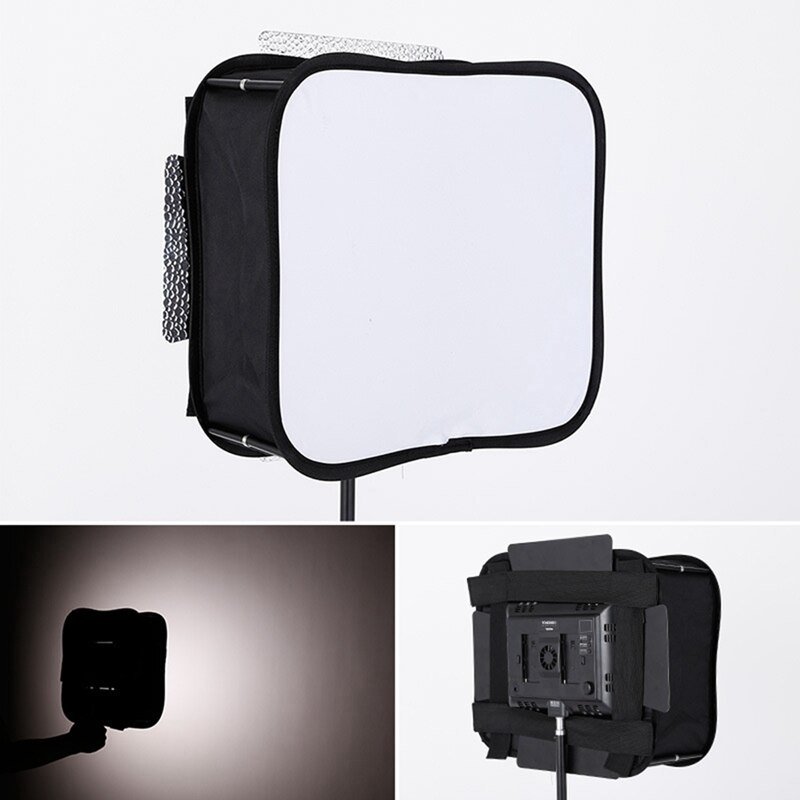 Flash portátil para exteriores, paraguas octagonal para estudio, difusor de Softbox, Panel de luz de vídeo Led plegable, filtro suave