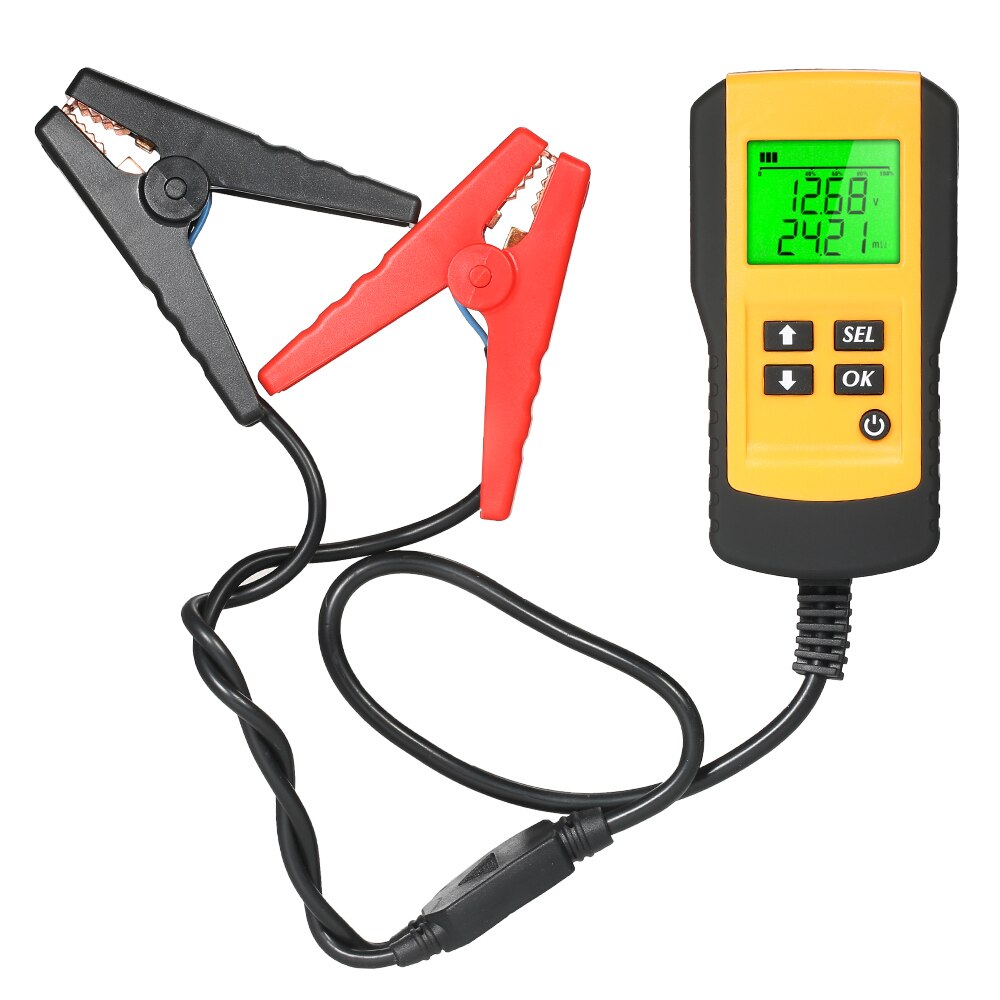 Battery Tester 12V Car Battery Analyzer LCD Digital Automotive Vehicle Battery Diagnostic Tester Tool for 12V Storage Batterys