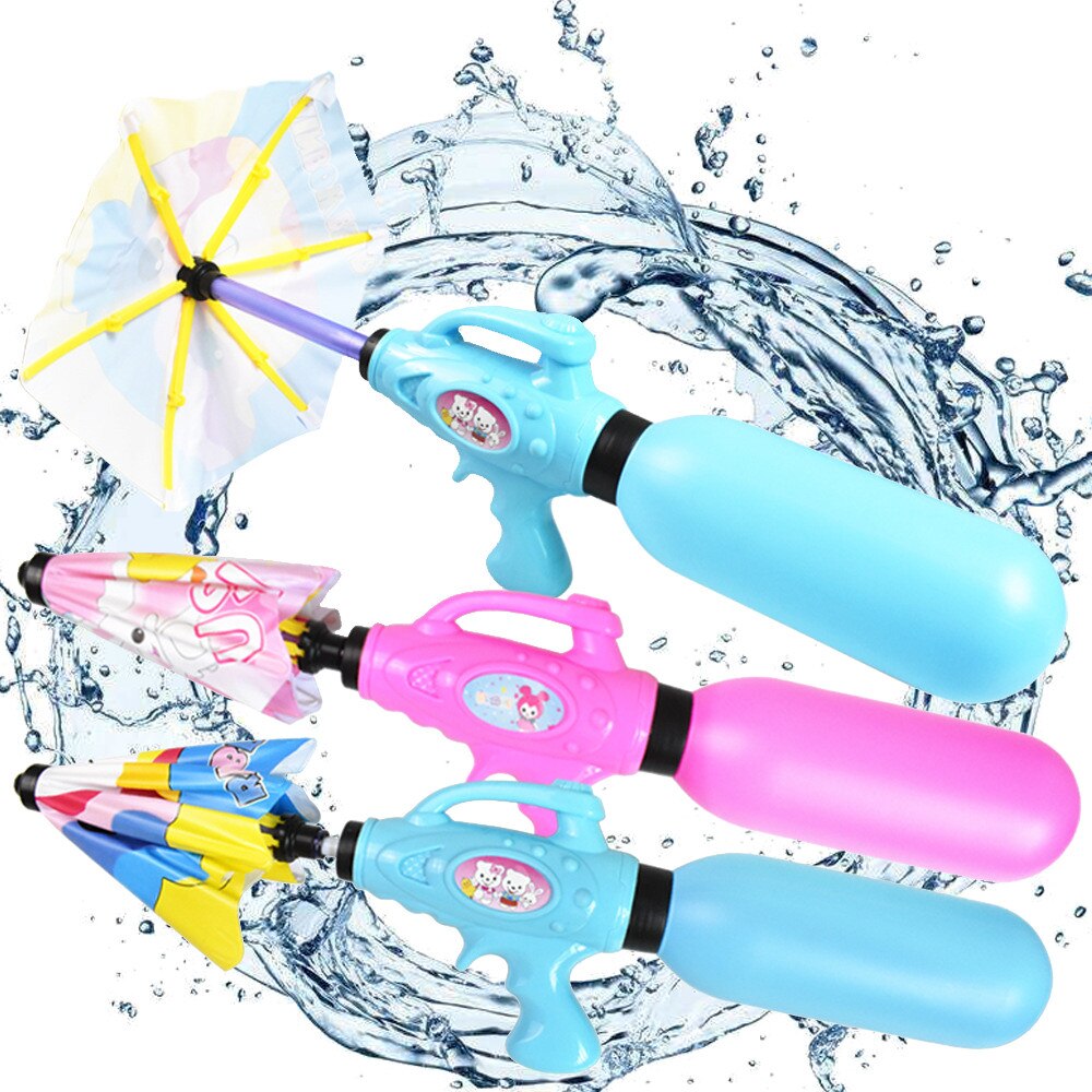 Water Gun With Umbrella Shield Toys Children Summer Outdoor Beach Bathing Rafting Playing Water Toys A1