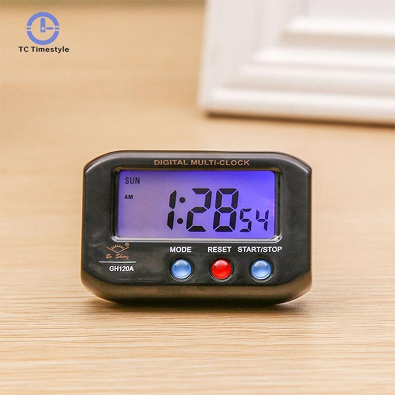 Mini Alarm Clock Portable Pocket Sized Digital Electronic Travel Alarm Clocks Automotive Stopwatch