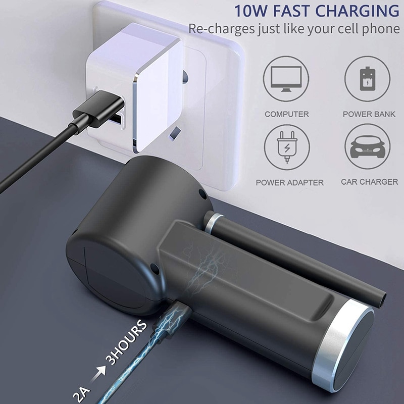 Compressed Air Duster, Generation Canned Air, for Computer Keyboard Electronics Cleaning, Reusable Dust Destroyer