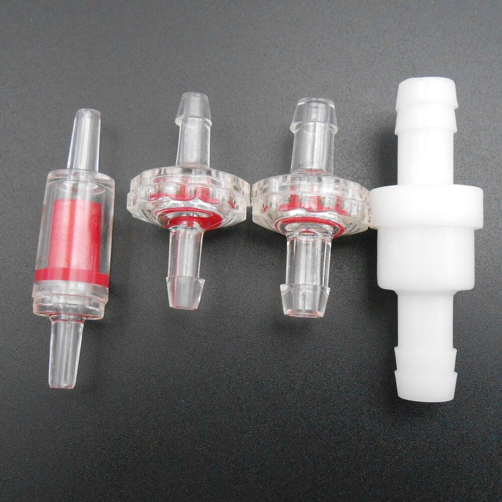 1PC 4MM 5MM 7MM 10MM Equal-Diameter Stop Valve Anti-backflow Check Valve For Silicone Hose Aquarium FIsh Tank MM M5 *FD870-873