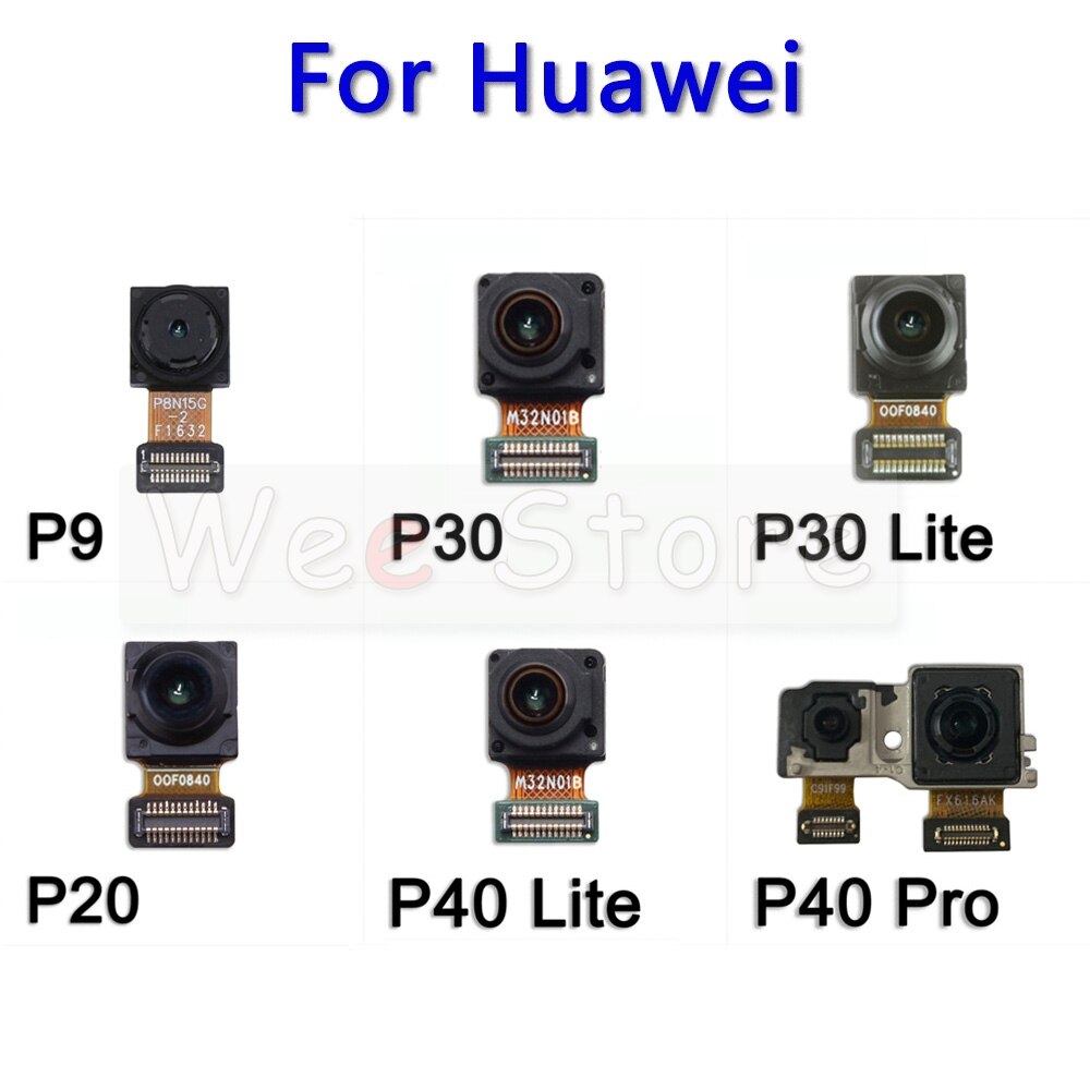Original Small Facing Front Camera Module Flex Cable For Huawei P8 P9 P10 P20 P30 P40 Lite Pro Plus Phone Parts
