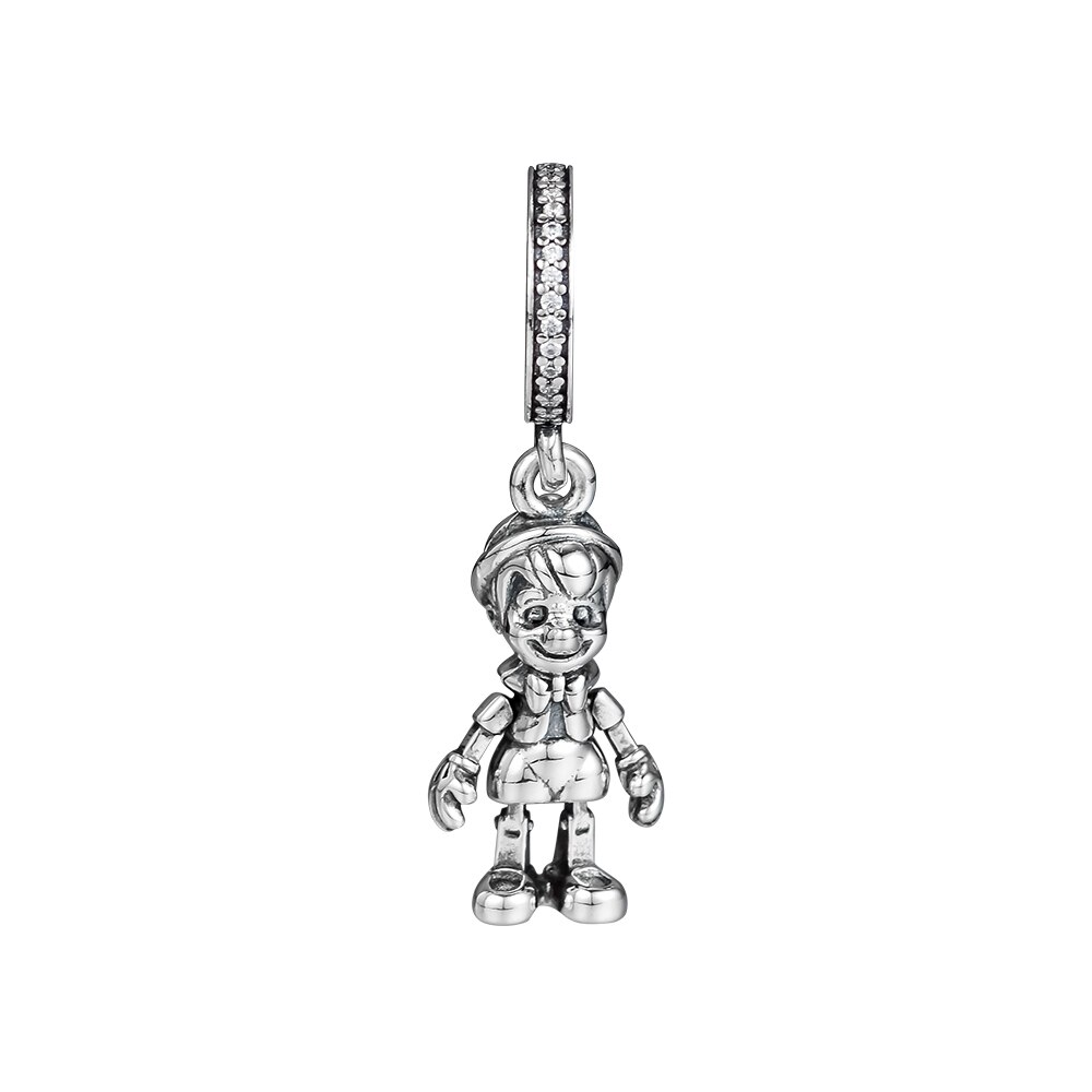 100% 925 Sterling Silver Crown Elephant Heart Shaped Rabbit Castle Tower Women Charm DIY Dangle: 2261