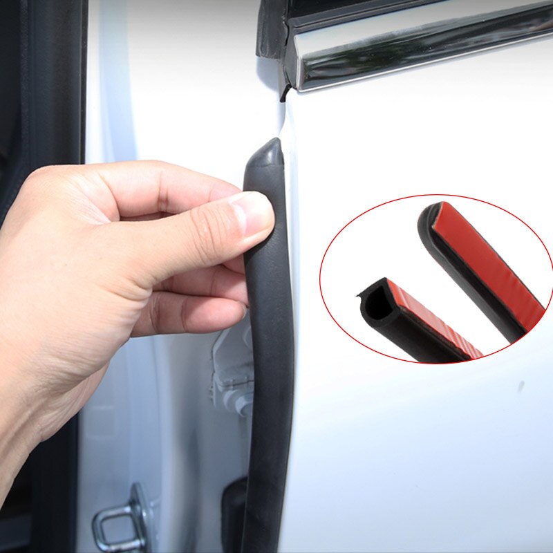 Car Accessories B-Pillar Car Door Rubber Seal Strips Auto Seals Protector Stickers Decor Noise Insulation Adhesives Weatherstrip