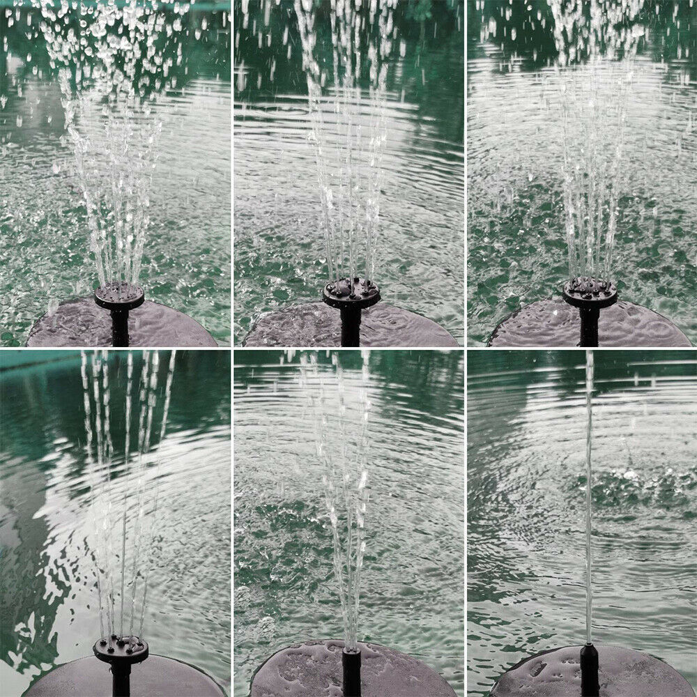 Mini soldrevet springvand haven pool dam solpanel flydende springvand haven dekoration vand springvand