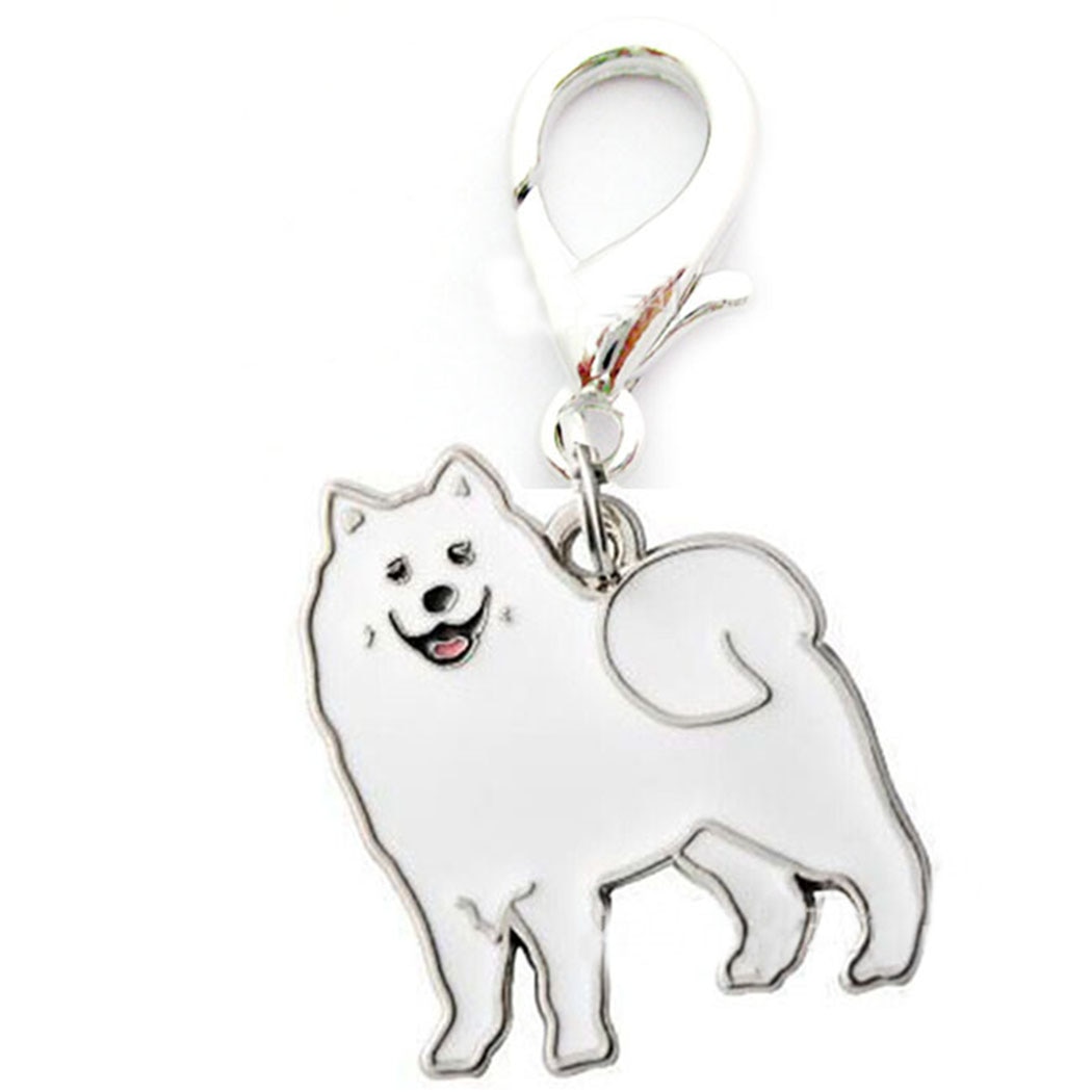 Disco de identificación para perro colgante de 25mm con placa de identificación de Mascota, accesorios de esmalte, Collar con etiqueta para perro, etiquetas de identificación en 15 colores