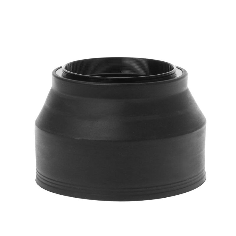 Zonnekap Rubber Inklapbare Groothoek 3 Stage 49mm Camera Accessoires Vervanging Deel