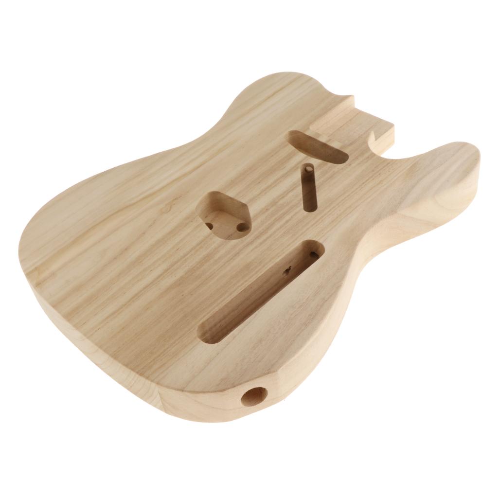 1pc DIY Unfinished Guitar Body Blank Maple Wood Handcrafts fits TL Electric Guitar Accessory