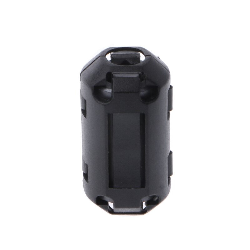 Black Clip-on Ferrite Ring Core RFI EMI Noise Suppressor Cable Clip For 3.5/5/7/9/13mm Cable