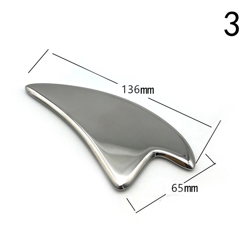 Stainless Steel IASTM Therapy Massage Tools Deep Tissue Muscle Mssager Fascia Recovery Guasha Scraping Care Gua Sha Massage Tool: 3