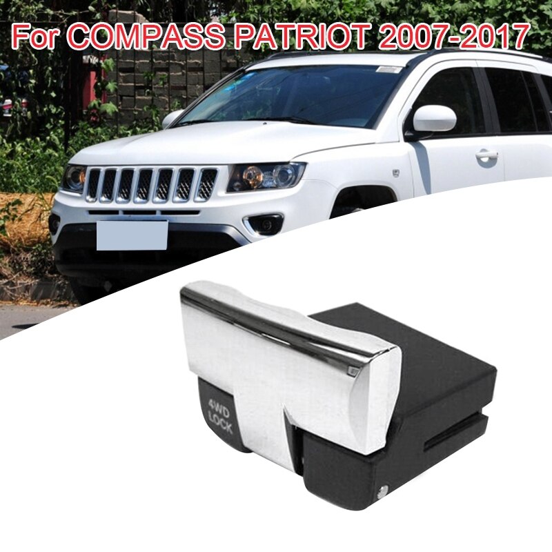 Til 2007- jeep kompas patriot transfer case switch 4wd lås kørselstilstand knap 5107932aa