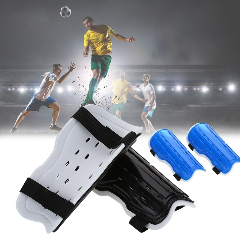 1 Pair Adjustable Band Leg Protection Shin Pads Football Protectors Kids And Adult Soccer Shin Guard Football Protective Pads