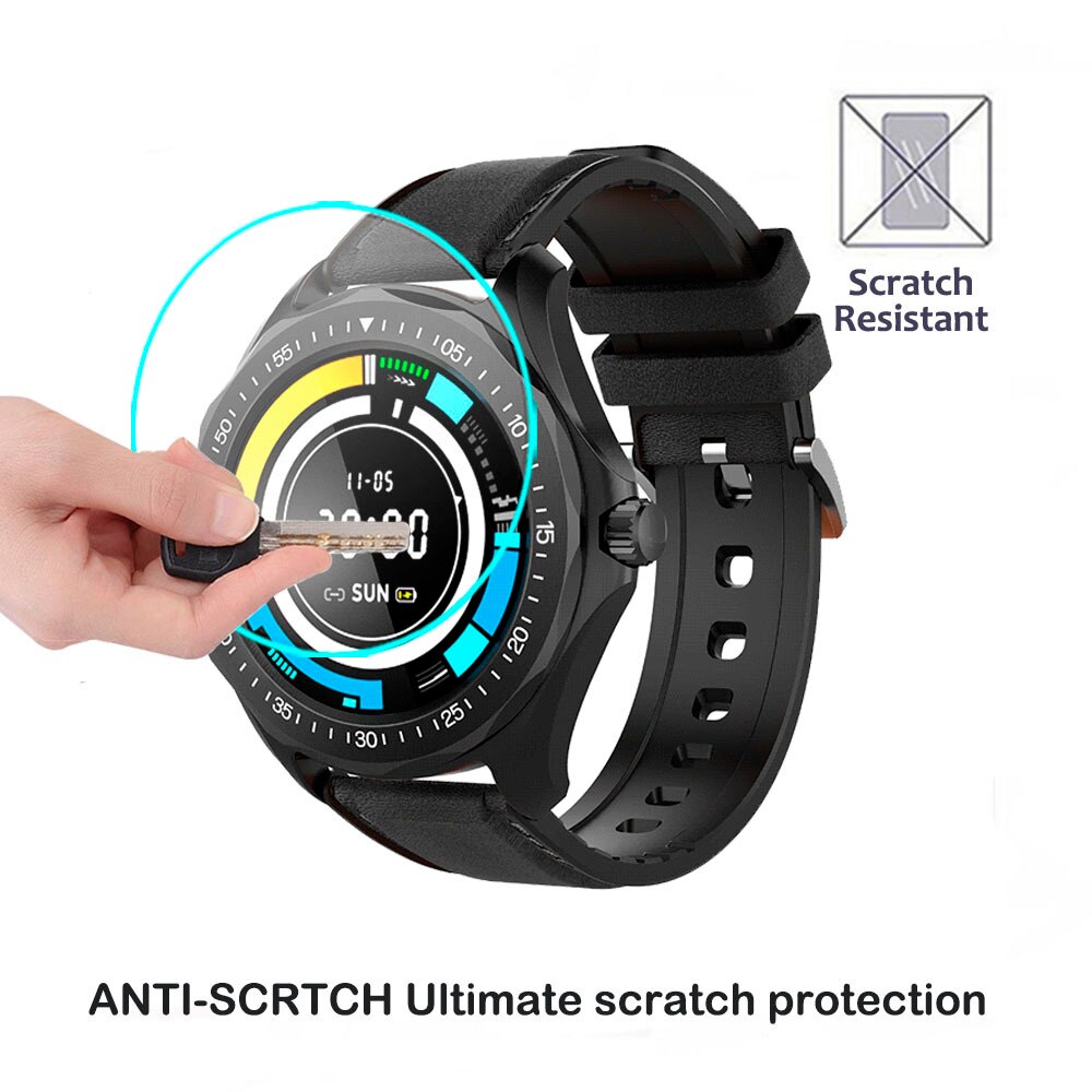 2Pcs Voor Blitzwolf BW-HL2 BW-HL3 BW-HL4 Smartwatch Screen Protector 2.5D Hd Premium Gehard Glas 9H Anti-scratch Glas