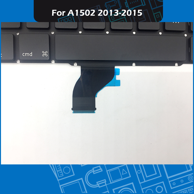 Laptop Keyboard + Backlight + Screws + Tool For Macbook Pro 13" A1502 UK Keyboard Replacement