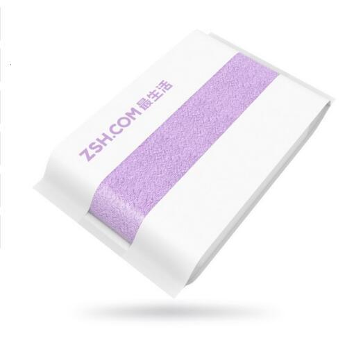100% Originele Xiaomi ZSH Badhanddoek Washandje Katoenen Handdoek Xiaomi Jong Strandlaken Washandje Antibacteriële Water Absorptie: purple
