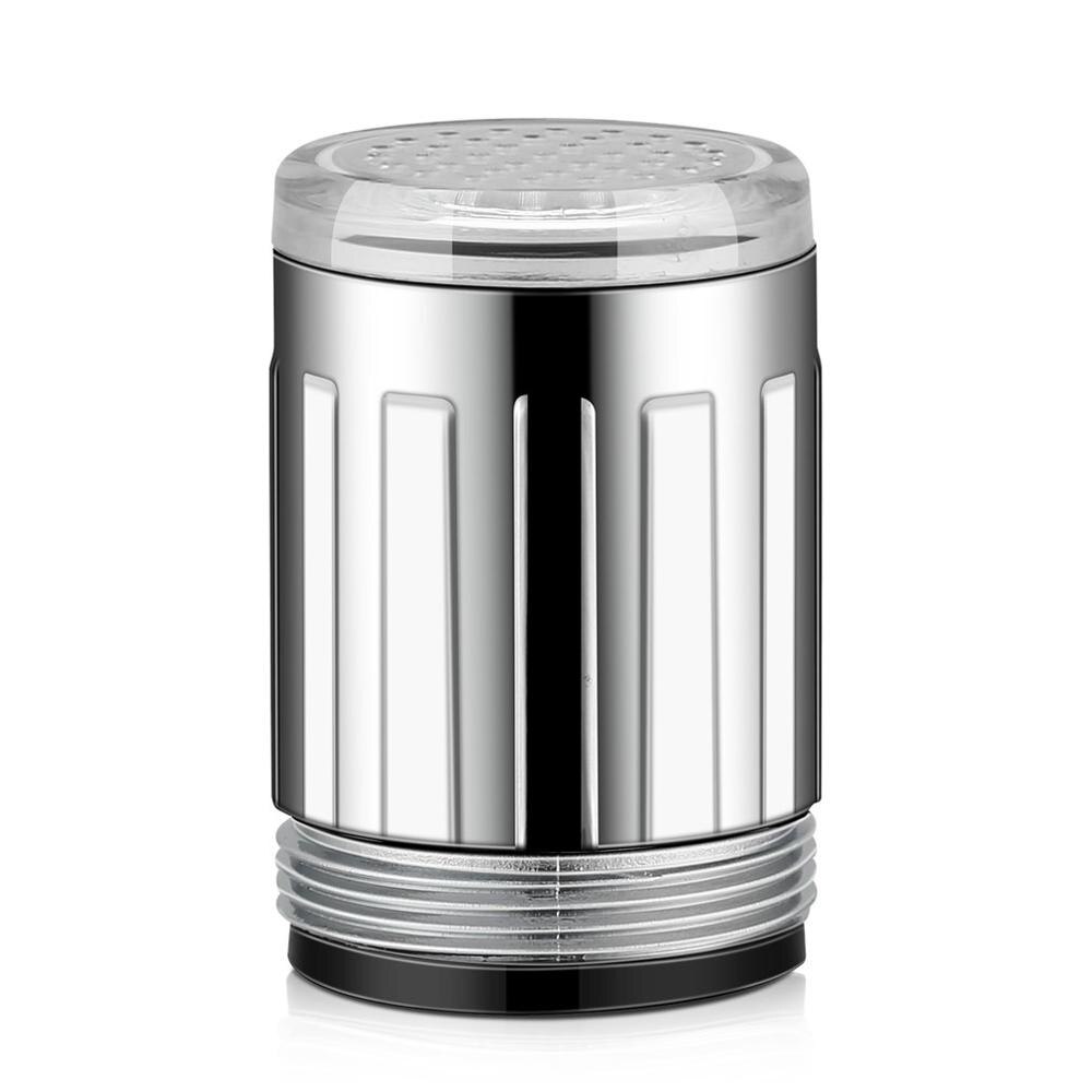 7 Kleuren Veranderen Knipperende Temperatuur Kraan Beluchter Waterbesparing Keuken Badkamer Accessoires Led Kraan Licht Tap Nozzle: Default Title