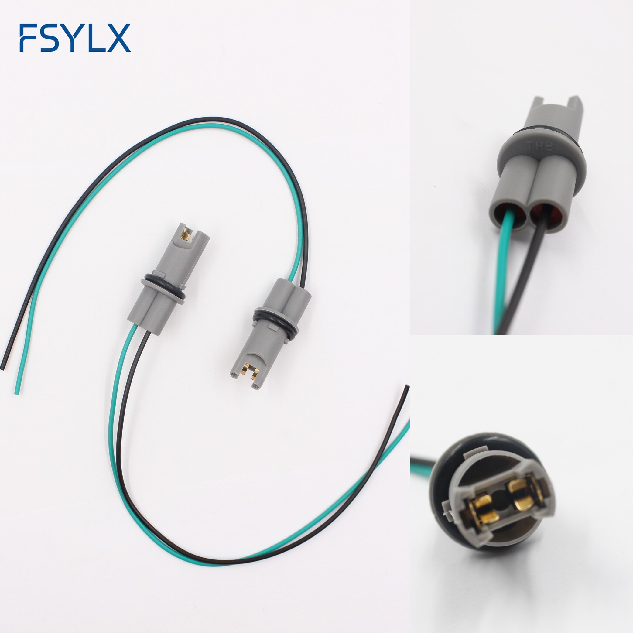 Fsylx Auto Styling Oem 30Cm T10 Led Lamp Socket Houder T15 W5W 194 168 Draad Kabel Adapter Plug Connector t10 Auto Lamp Adapter