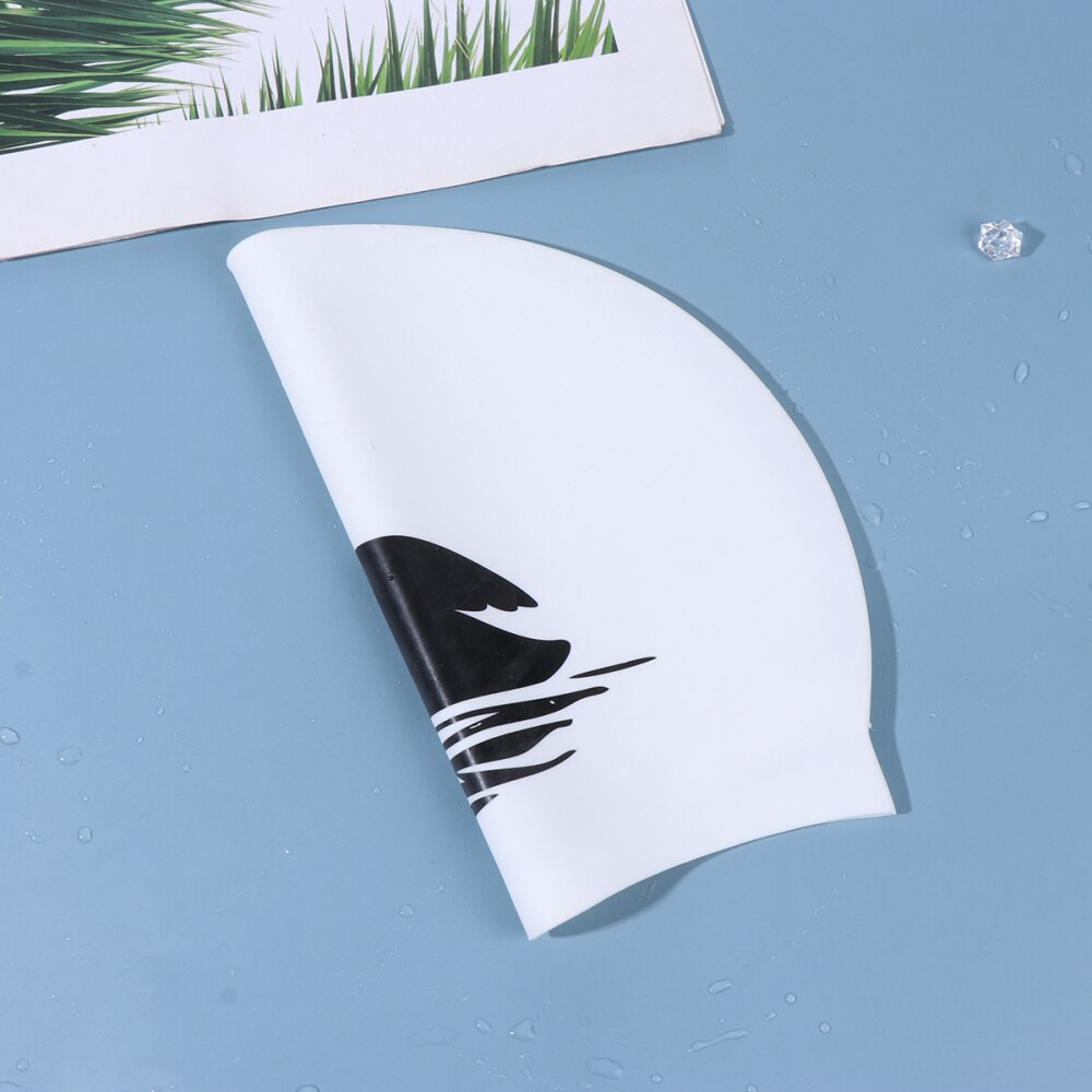 1Pc Praktische Oor Bescherming Zwaan Lang Haar Badmuts Voor