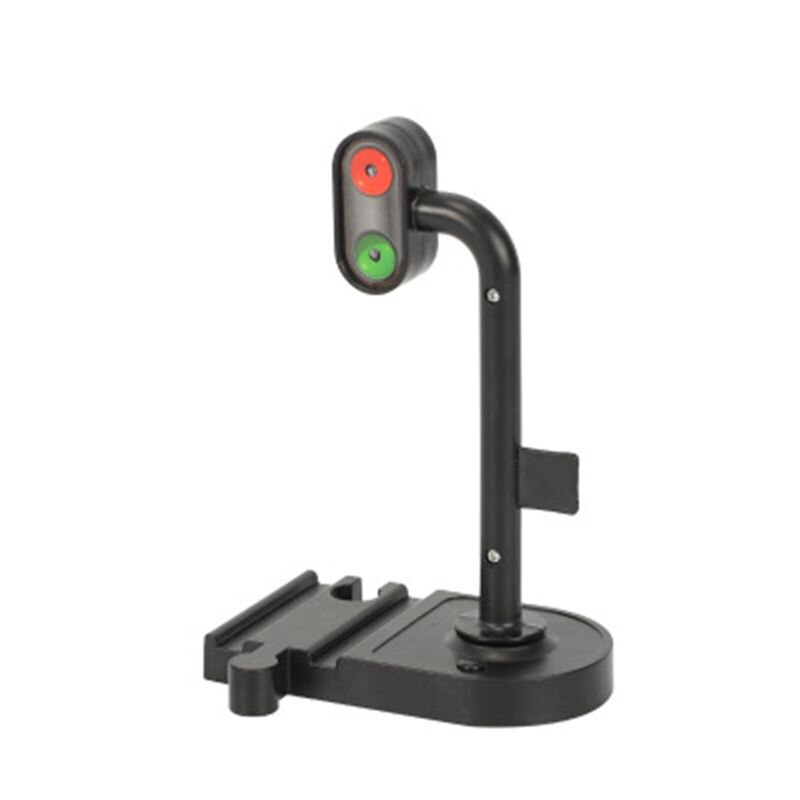 Scène Rail Transit Verkeerslichten Signaal Licht Accessoires Houten Track