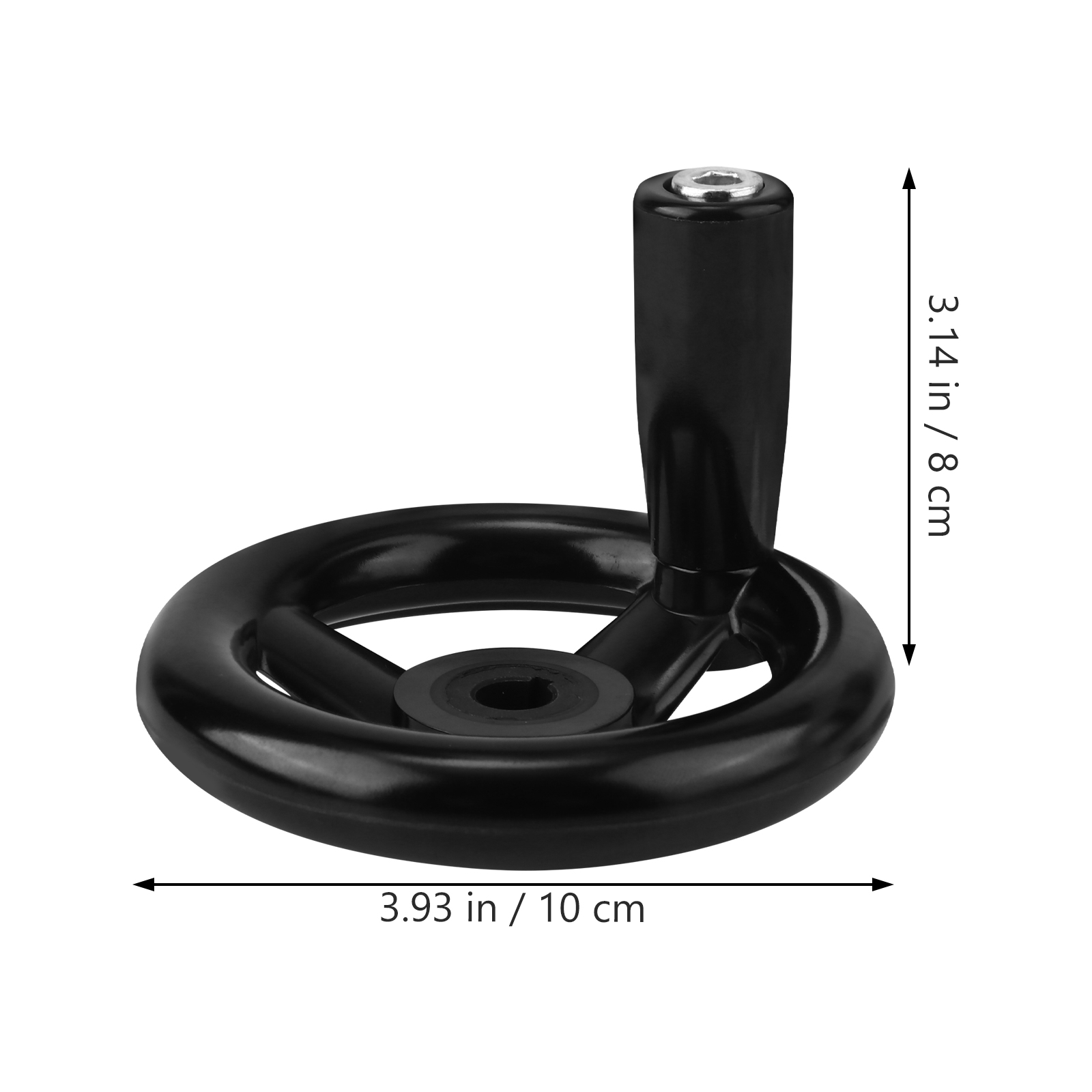 Premium Bakelite Hand Wheel 3 Spoke Round Hand Wheel for Milling Machine Lathe