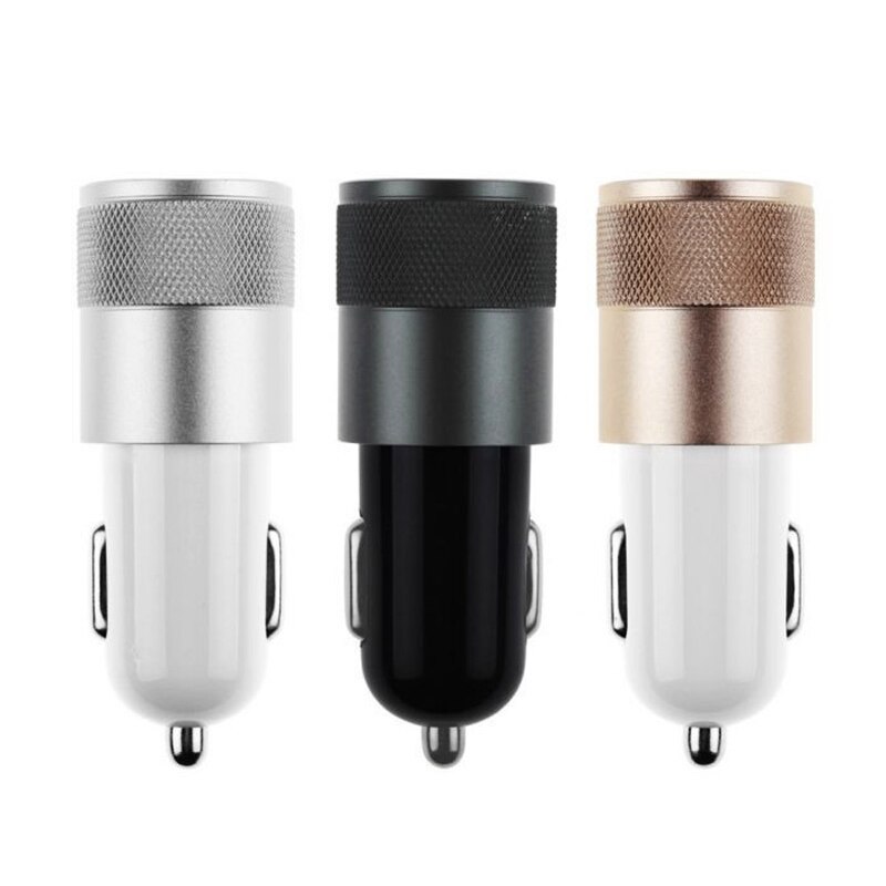 Dual 2 Usb-poorten Autolader Universele Intelligente Opladen Mini Usb Car Charger Voor Iphone Samsung Android Telefoon #2