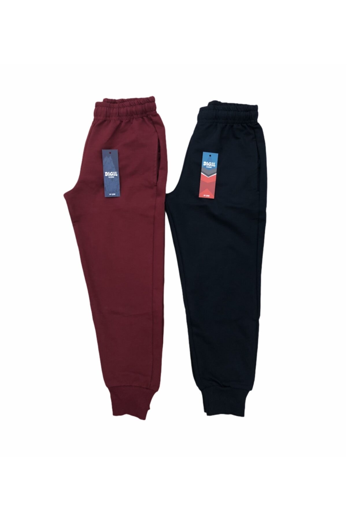 Child Burgundy Navy Blue Sweatpants Lycra 2 Yarn Knee Does Not Make 2 li