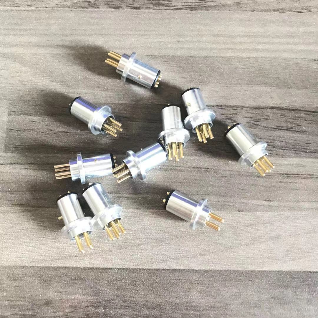 10 Stks/partij 4 Pin Standaard Connector Draaitafel Headshell Met Vergulde Pins X 1 Universele