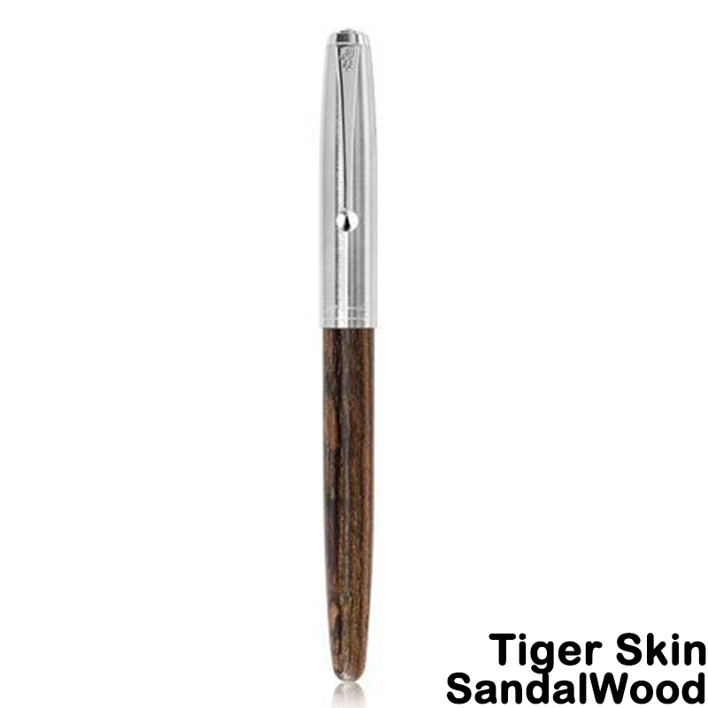 Jinhao 51A Wooded Fountain Pen Luxury Calligraphy Ink Pens EF/F Nib Writing School Office Supplies Stationery: Burgundy / EF