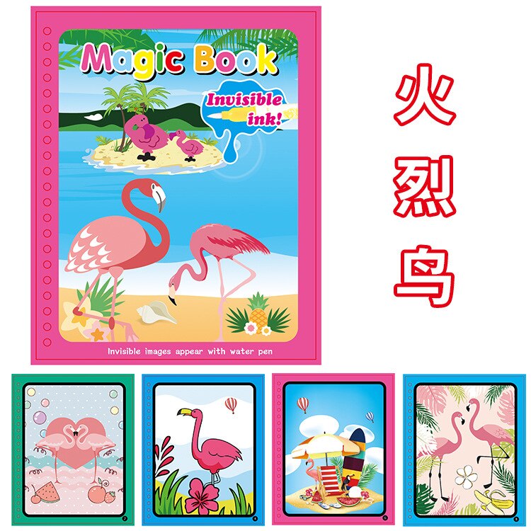 Wczesna edukacja Montessori malowanie tablica do pisania dla dzieci zabawki kolorowanka Doodle i magiczny długopis magiczne szkicownik wody: 9