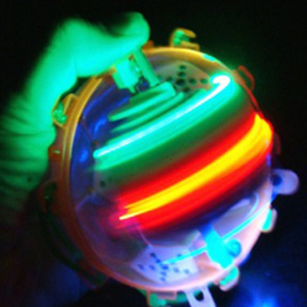 1Pcs Muziek Springen Joggle Geluid Bal Voetbal Speelgoed Flash Elektrische Dansen Voetbal Croquet Springen Bal Willekeurige Kleur