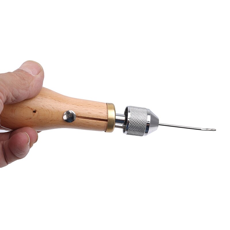 Leather Sewing Kit Needle And Waxed Thread Leather Sail Canvas Heavy Repair Speedy Stitcher Sewing Awl Tools