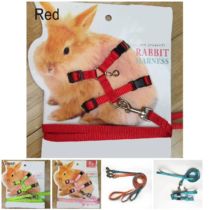 Arnés de hámster para conejos, chaleco con correa de malla Leas, arnés, conejillo de indias, animales pequeños, accesorios para mascotas