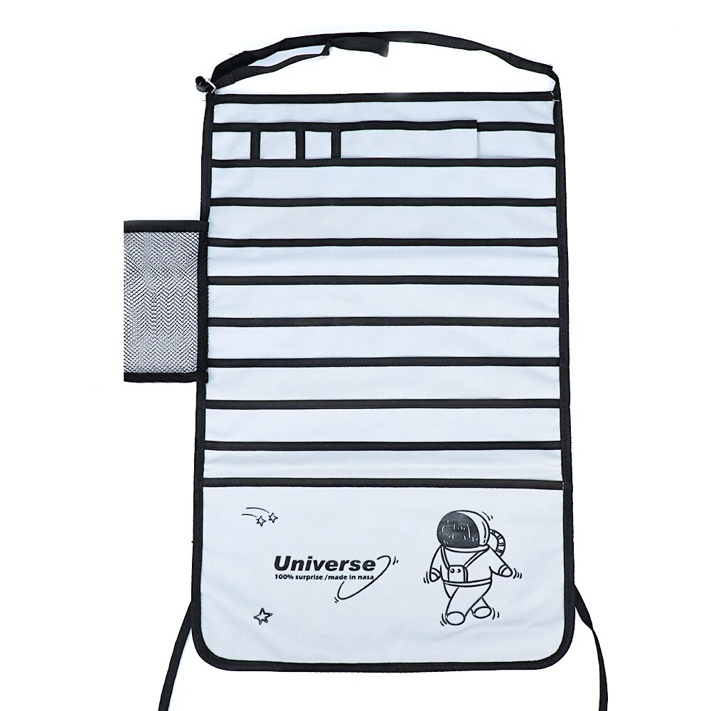 11 Pockets Adjustable Students Stationery Organizer Classroom Office Hanging Book Bag Desk Files Pen Storage Bag Organizers