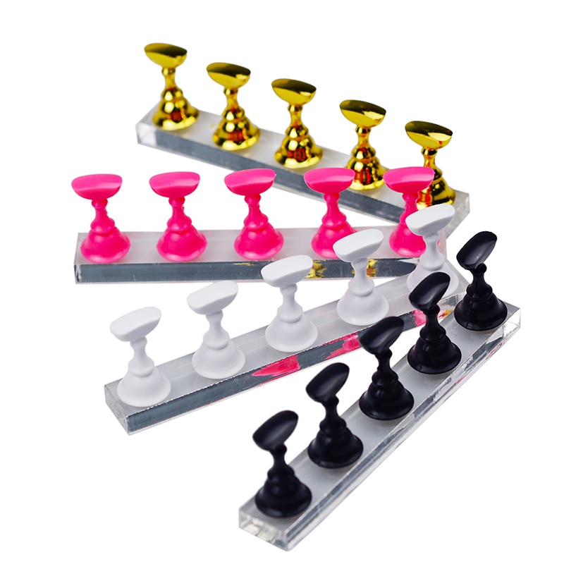 Nagelhouder oefentraining schaakstukken oefenbeugel plaatondersteuning magnetische basis magneet display frame doe-het-zelf manicure gereedschap