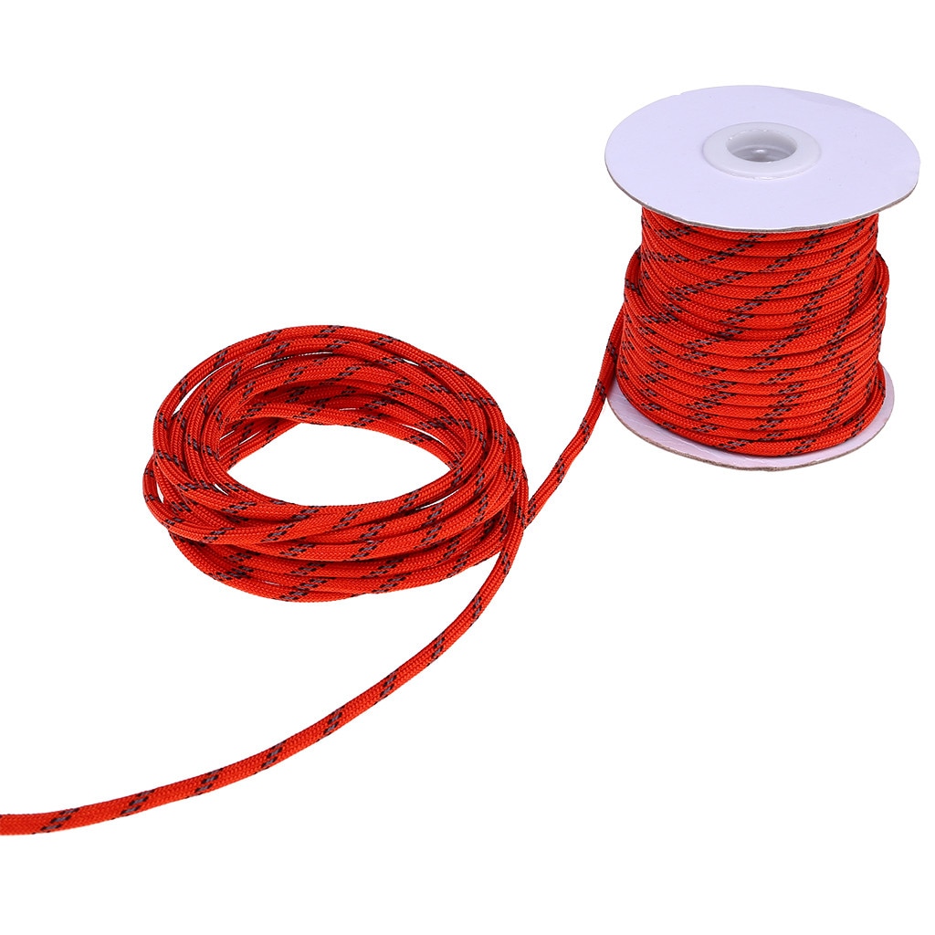 50m lina wspinaczkowa zewnętrzna linka awaryjna odporna na zużycie średnica wysoka wytrzymałość dodatki przybory turystyczne