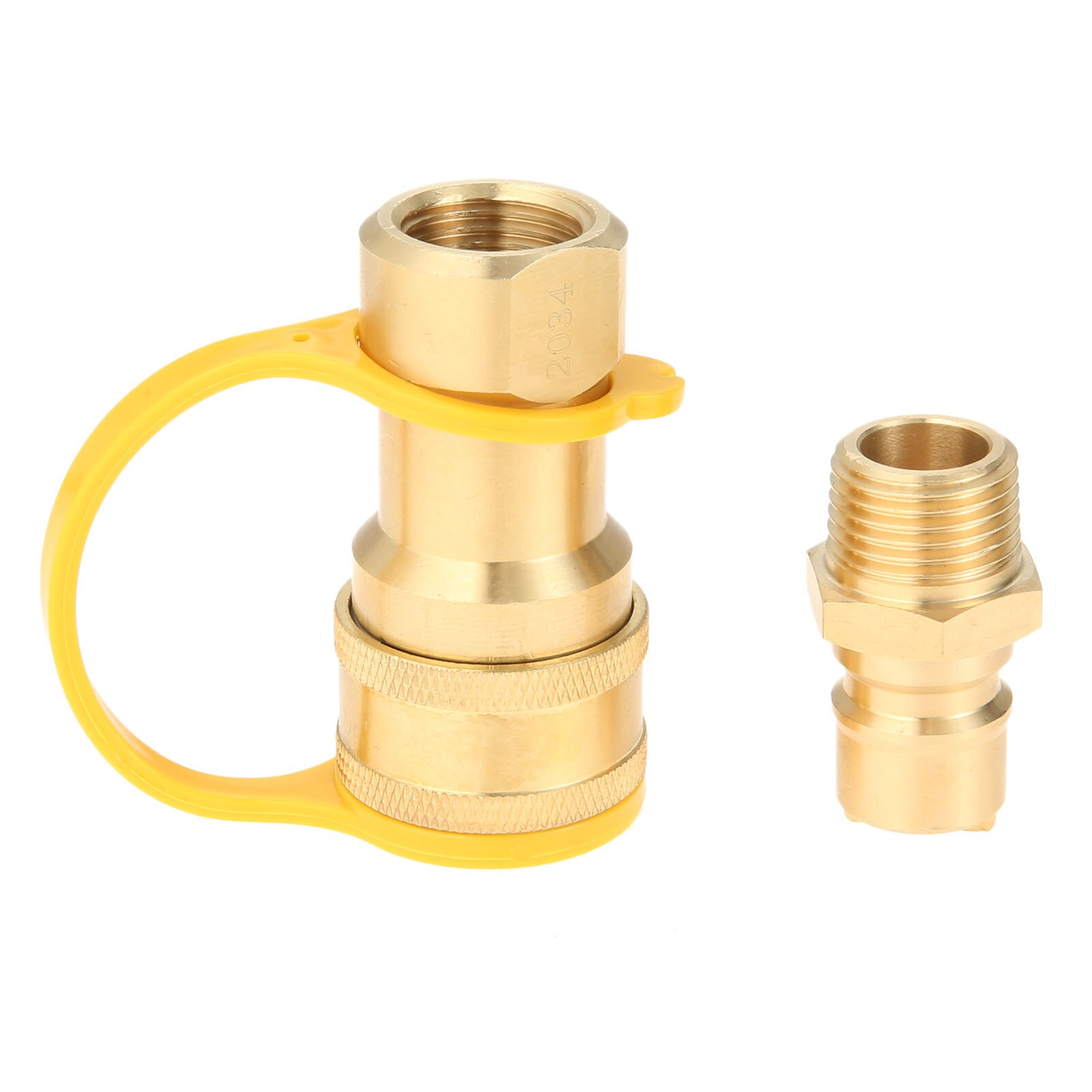Kit de conexión rápida de Gas de 1/2 &quot;, Conector de desconexión con enchufe de inserción macho, adaptador de conexión rápida de propano de Gas Natural de latón de 1/2 pulgadas