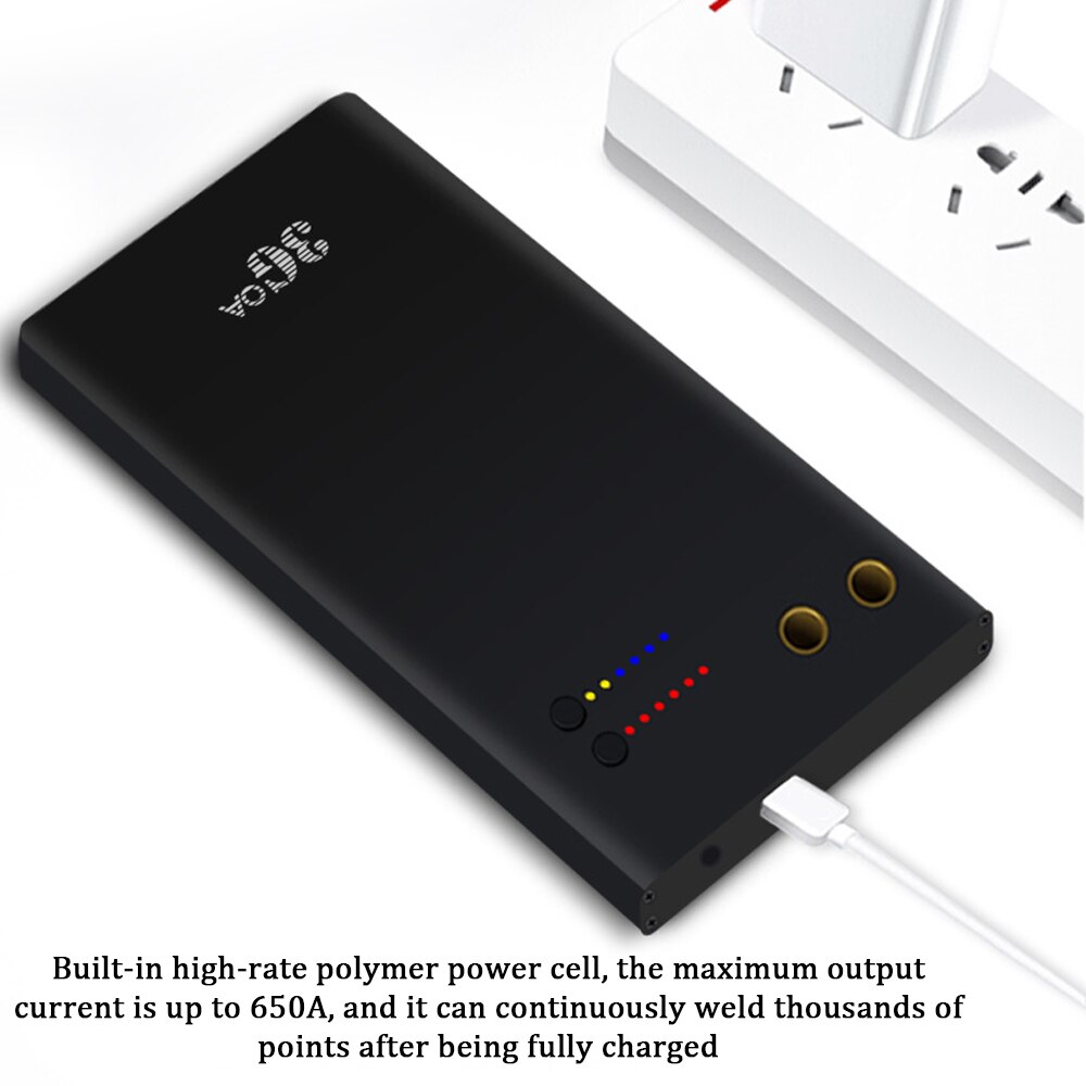 6 Gears Spot Welding Machine w/ Type-C Interface Quick-Release Pens Can Welding Hundreds Of Welding Points Within 0.1mm-0.12mm