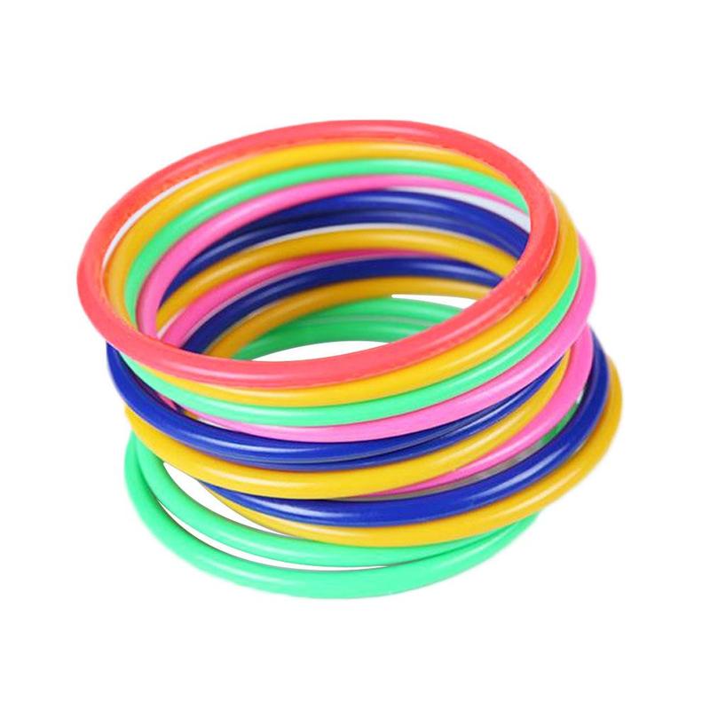 10 Pcs Gooien Ring Game Educatief Cirkel Game Toy Kids Kinderen Outdoor Games Plastic Gooien Cirkel Speelgoed