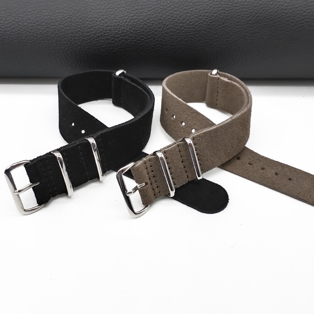 Cinturini per orologi Vintage ▾ in pelle scamosciata di alta qualità 20mm 22mm Cinturini in pelle di ricambio per accessori per orologi